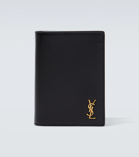 Tiny Cassandre leather passport holder