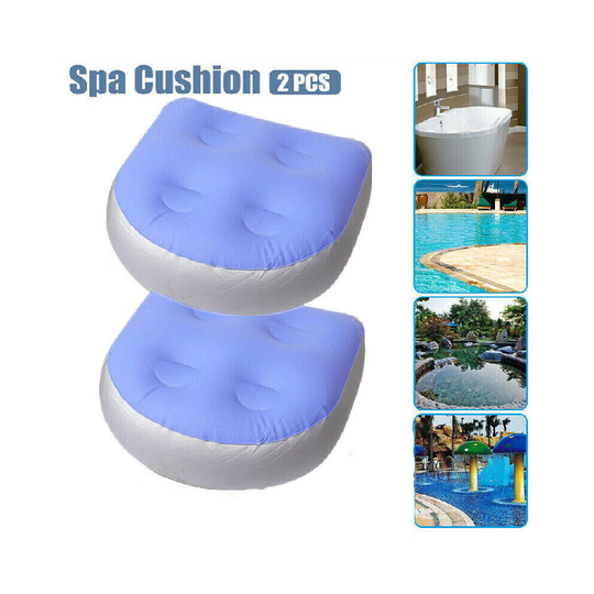 2Pcs Inflatable Spa Seat Booster Spa Cushion Hot Tub For Adults Kids