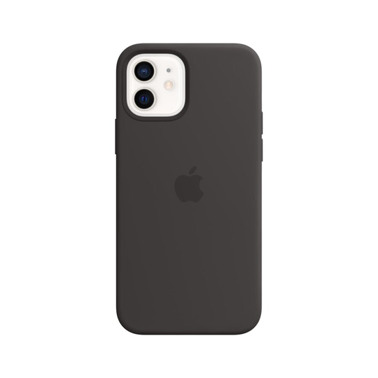 Apple Silicone Case with MagSafe for iPhone 12 & 12 Pro - Black - MHL73ZM/A