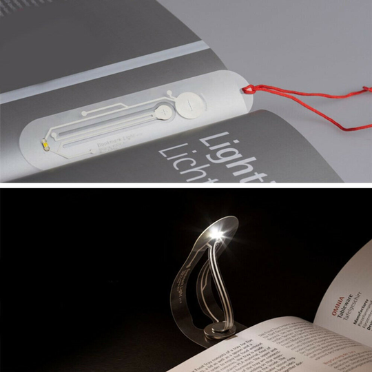 Portable LED Bookmark Light 0.1mm Super Thin Card Reading Lamp