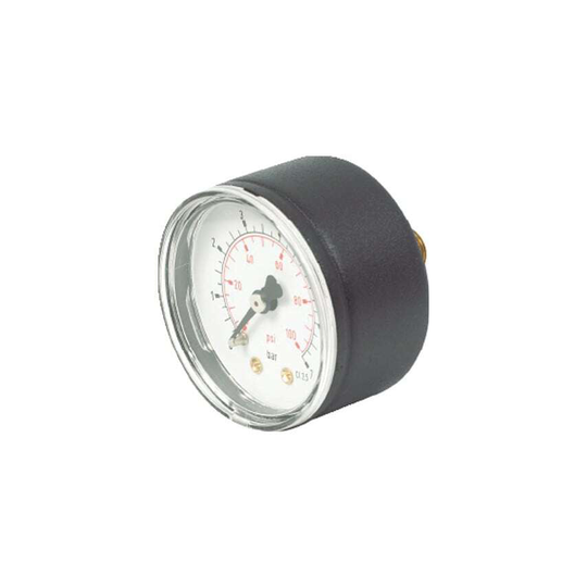 Vale PG160-40R2 0-160PSI Pressure Gauge 40MM Dial 1/8-IN BSPT Rear Connection