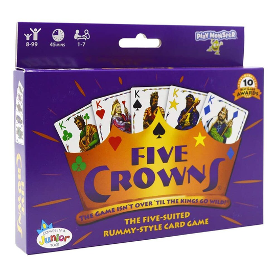 SET Enterprises Five Crowns Card Game