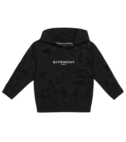 Logo cotton-blend hoodie
