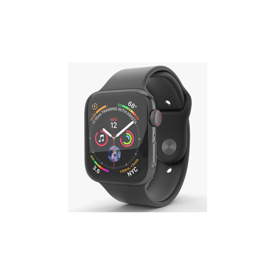 Apple Watch Series 4 GPS & Cellular 44mm Space Black Stainless Steel Case With Black Sport Band