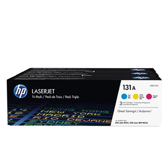 HP HP 131A Colour Standard Capacity Toner 1.8K pages Multipack x3 for HP LaserJe