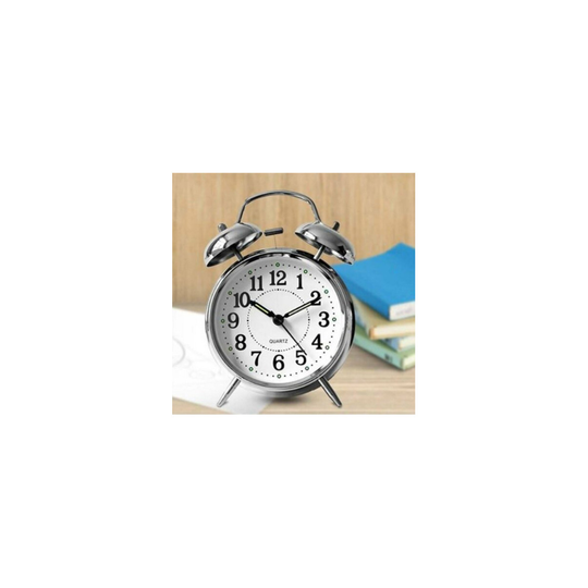 (#3) NEW Retro Loud Double Bell Alarm Clock Bedroom