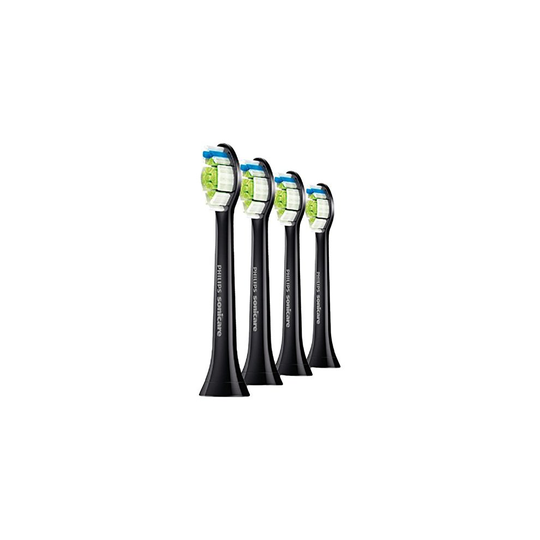 Philips DiamondClean Black Replacement Heads - 4 Pack