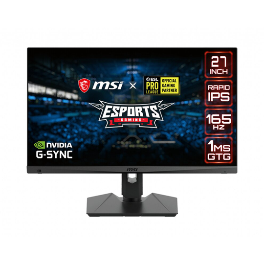 MSI Optix MAG274QRF-QD 68.6 cm (27") 2560 x 1440 pixels LCD Black