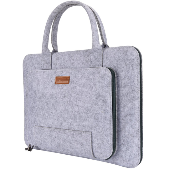 Ropch 13 13.3 Inch Laptop Bag, Felt Laptop Sleeve Notebook Bag Computer Carrying Bag Case Cover Briefcase with Handle for Asus / Acer / Dell /...
