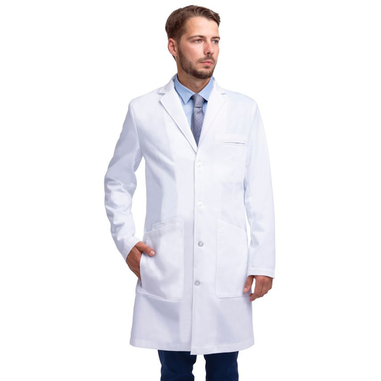 Dr.James DR16 Dr. James Professional Lab Coat for Men, Semi-tailored - you get 5