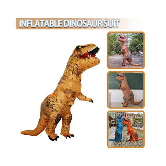 Adult T-REX Dinosaur Inflatable Costume Outfit Party Cosplay Halloween