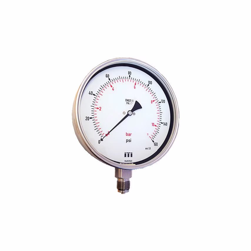 RCH160-3D 160mm 100PSI SS PRESSURE GAUGE