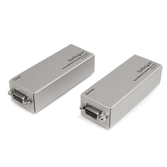 Startech Serial DB9 RS232 Extender Over Cat 5- you get 2