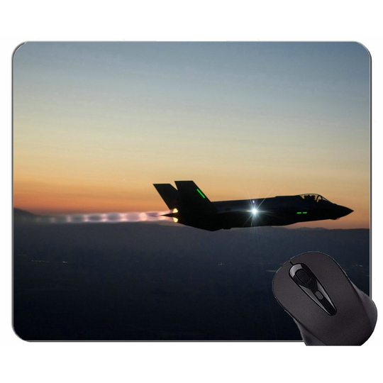 (300X250X3) Gaming Mouse Mat,Flight F 35 lightning Ii jet Non-Slip Rubber Base Mousepad
