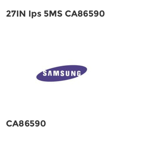 Samsung 27IN Ips 5MS CA86590