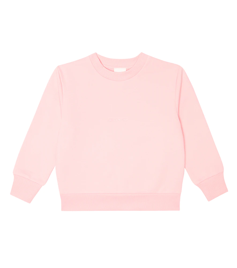 Appliquéd-back jersey sweatshirt