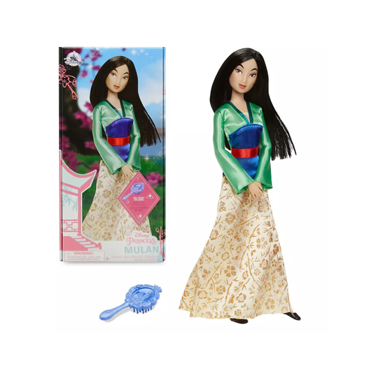 Official Disney Mulan Classic Doll with Brush RK12S2 WA8LT