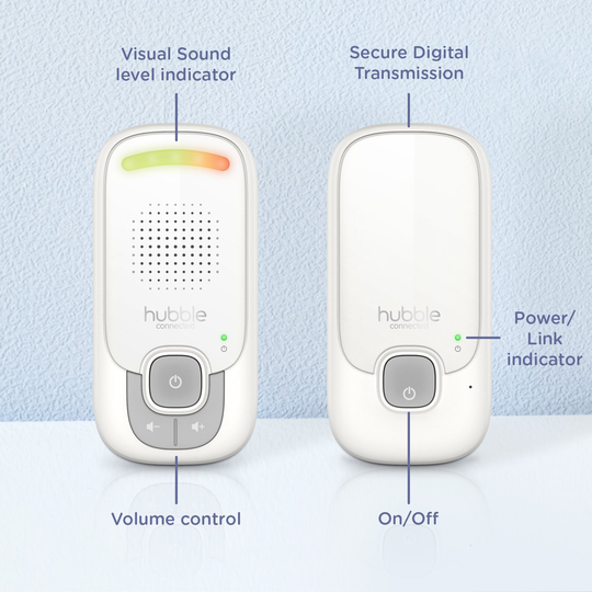 Hubble Listen Pro Audio Baby Monitor