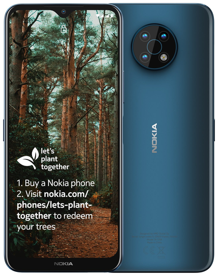 SIM Free Nokia G50 5G 128GB Mobile Phone - Blue