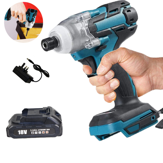 Cordless DTD152Z 18V Driver+Battery+Charger-Makita Battery Compatible