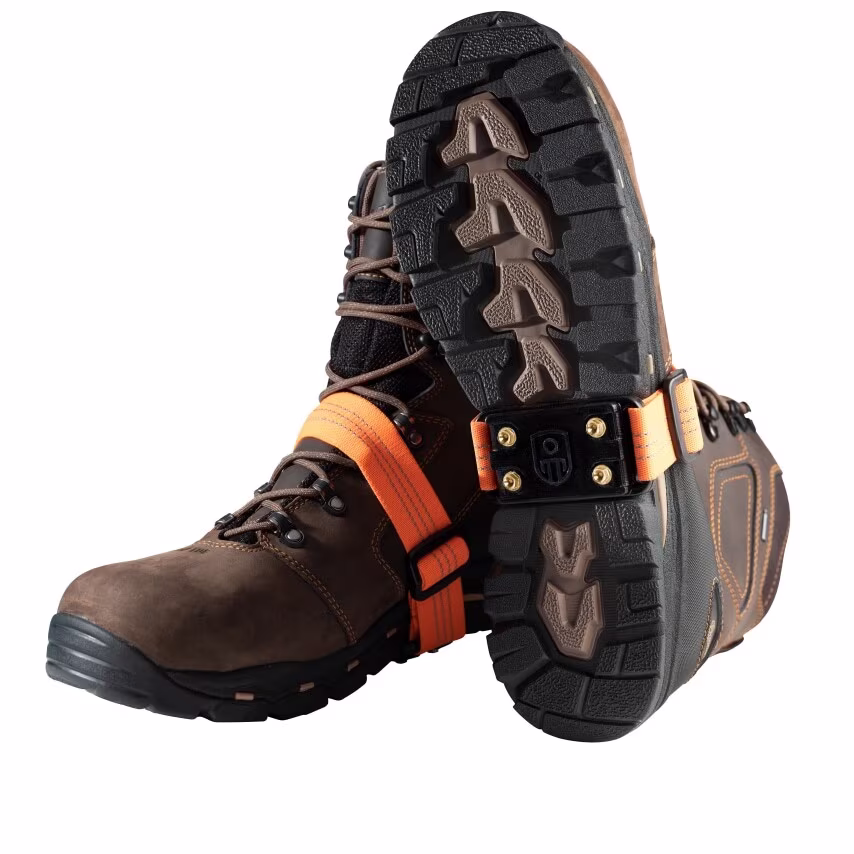 Impacto Protective Products Inc Mid Cleat Ice Traction Cleats One Size Brass