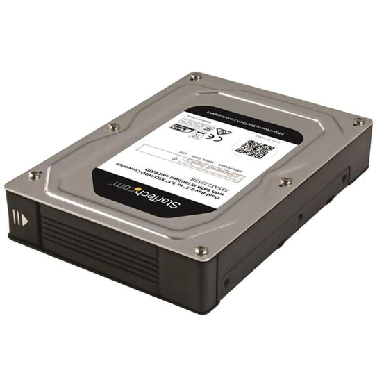 Startech 2 Bay 2.5in to 3.5in SATA HDD Converter- you get 3