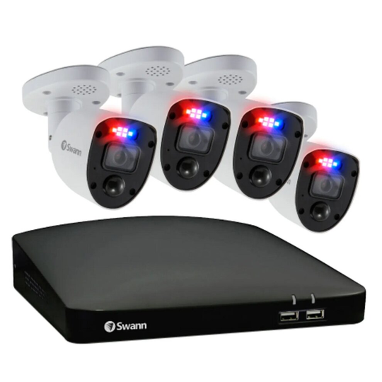 Swann SWDVK-856804RL-EU Enforcer 4 4K Camera 8 Channel 2TB DVR Security