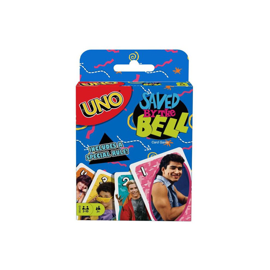 Mattel MTTGVH30 Uno Saved by The Bell Card Game