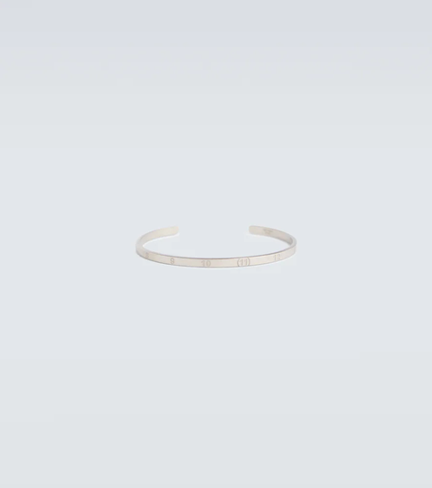 Sterling silver numbers bracelet