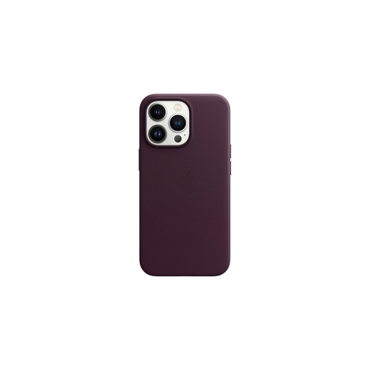 Apple Leather Case with MagSafe for iPhone 13 Pro - Dark Cherry