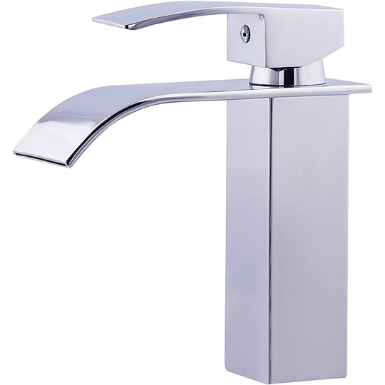 Basin Sink Mixer Tap Waterfall Bathroom Sink Taps Single Lever Handle