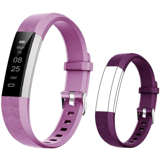 BIGGERFIVE Fitness Tracker Watch for Kids Boys Girls Teens, Pedometer Watch, Activity Tracker, Sleep Monitor, Calorie Counter, Silent Alarm Clock, IP6