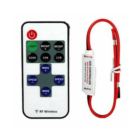 RF Wireless Controller Dimmer Remote Switch 12V