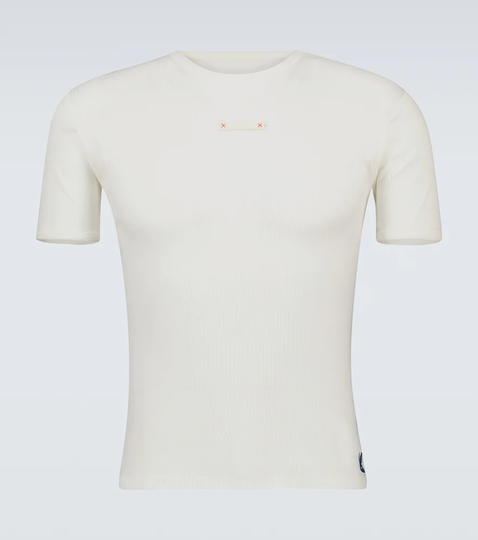 Cotton and silk T-shirt