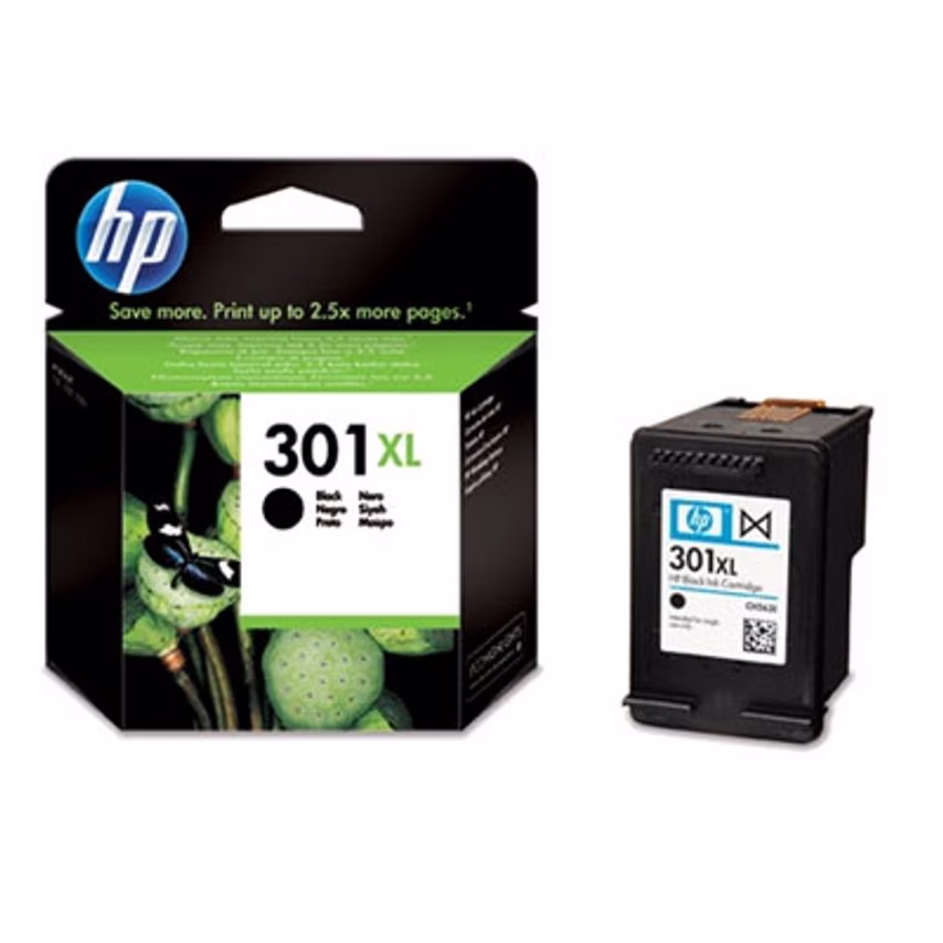 HP HP 301XL Black Standard Capacity Ink Cartridge 8ml - CH563EE