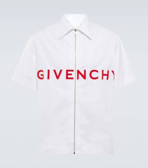 x Disney® logo cotton poplin shirt