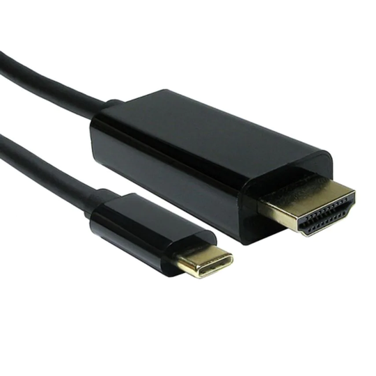 Cables Direct Cables 2M USB Type-C M HDMI M Black 4K 60HZ