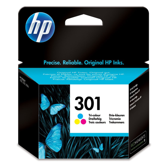 HP 301 Tri-color Original Ink Cartridge (CH562EE)