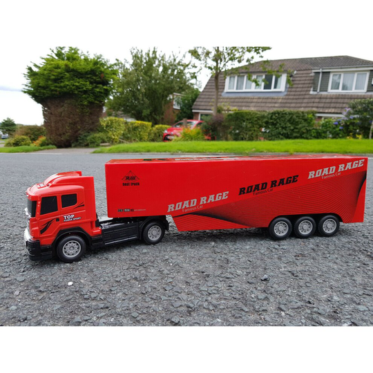 Massive European Large Truck Red Lorry 49cmL Radio Remote Control Car