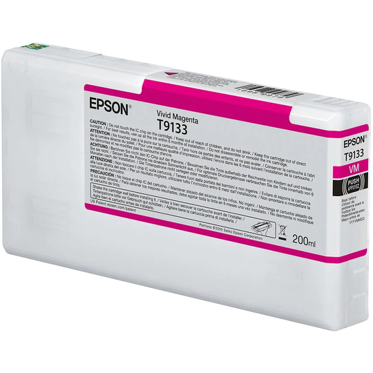 Epson Epson T9133 Vivid Magenta Ink Cartridge 200ml - C13T913300