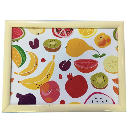 (Fruits) Laptray Cushion Bean Bag Lap Tray Food Serving