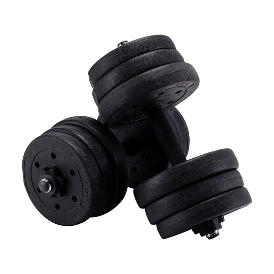 Living and Home 20KG Dumbells Set Adjustable Bodybuilding Fitness/Weight Lifting
