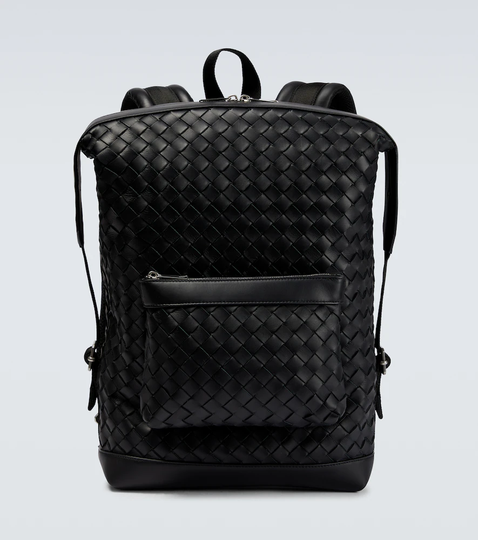 Classic Intrecciato leather backpack