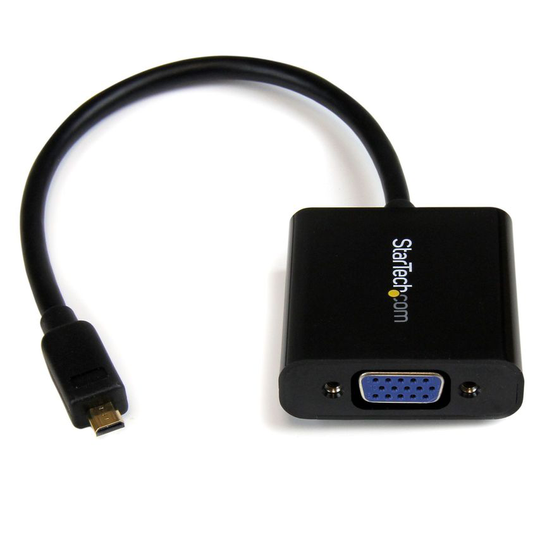 StarTech.com Micro HDMI to VGA Adapter Converter for Smartphones / Ultrabook / T