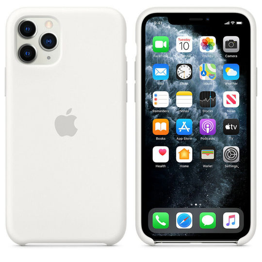 Apple Silicone Case for Apple iPhone 11 Pro - White - MWYL2ZM/A