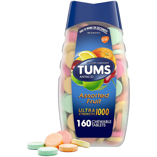 TUMS Ultra Strength Antacid Tablets 160 Count (Pack of 1)