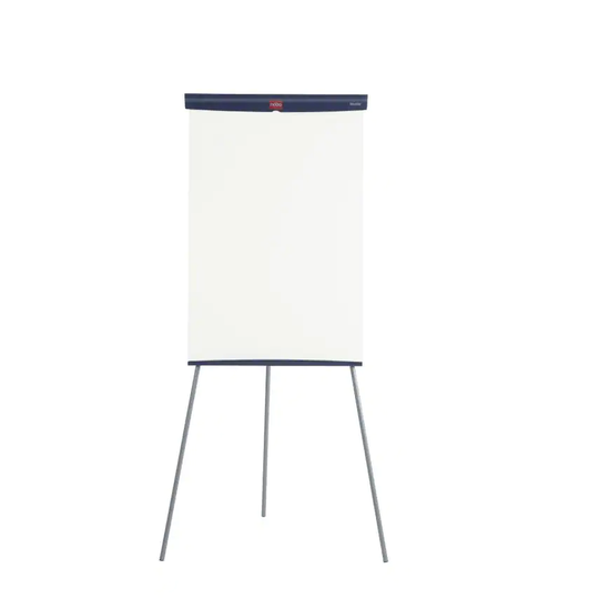 Nobo Nobo Basic Steel Tripod Flipchart Easel Magnetic 680x680mm Silver 1905243