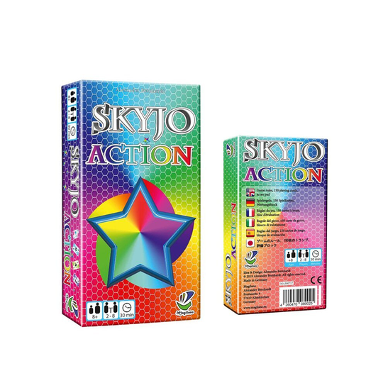 (SKYJO ACTION) SKYJO Card Game Family Party Board Game Party Toys