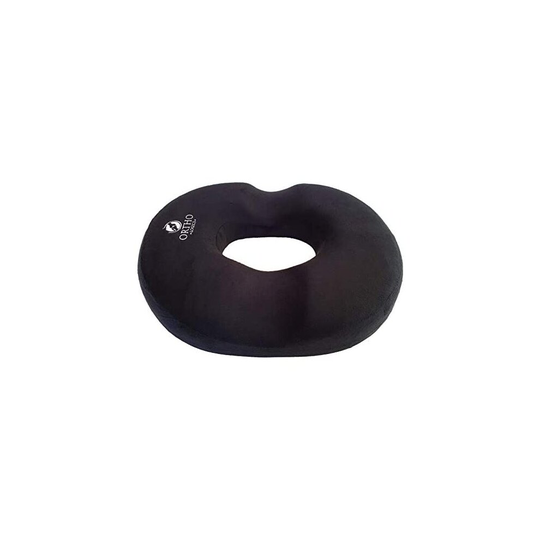 Orthologics Memory Foam Ring Doughnut Donut Cushion Seat Piles Haemorrhoids Pregnancy Support Pillow Coccyx Pain, Suitable for Wheelchair, Car Se