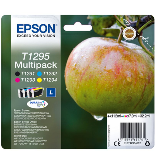 Epson Ink Cartr Durabrite 4Colour- you get 3